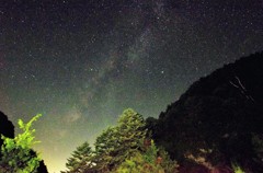 明治温泉　星空 