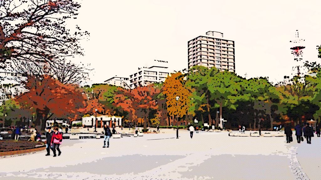 横浜公園-Snap Art