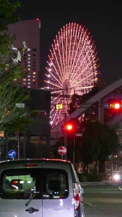 横浜桜木町夜景