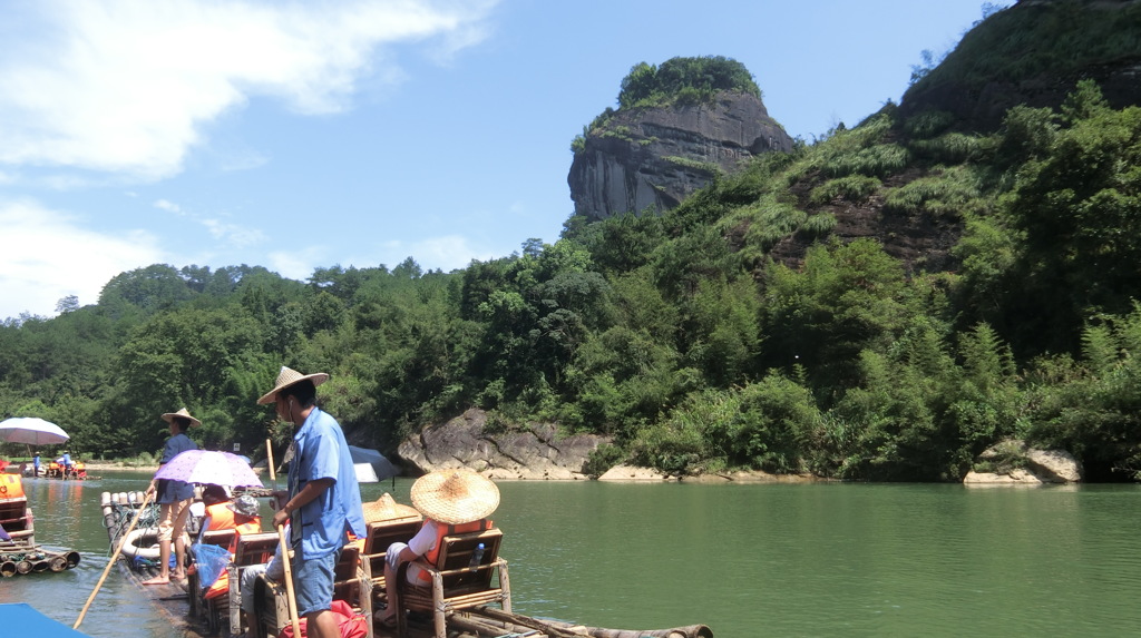 中国の川は流れが穏やか