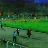 夜の運動公園（広東省センゼン市）