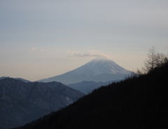 柳沢峠からの富士山