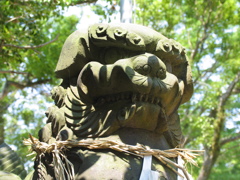 四山神社の狛犬