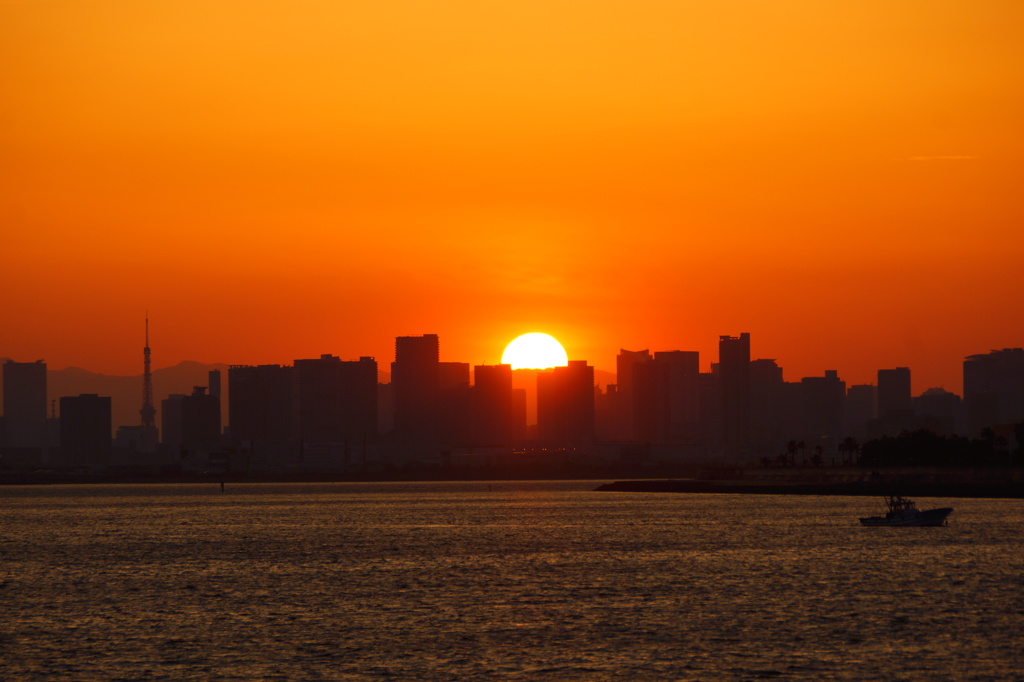 太陽が沈む～