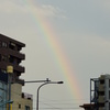 虹が出てましたよ～