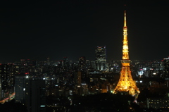 東京タワーと周辺の夜景②