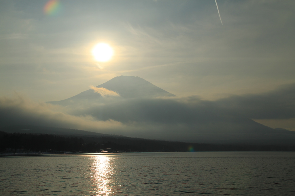 富士山　山中湖③