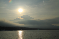 富士山　山中湖③