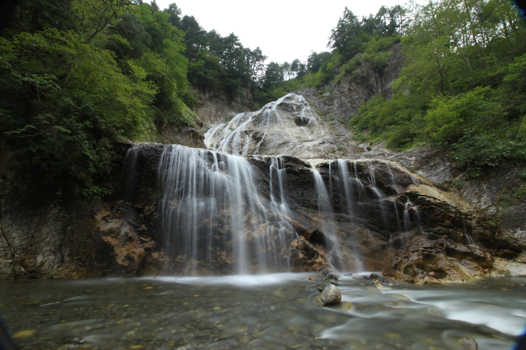 白山スーパー林道　姥が滝④
