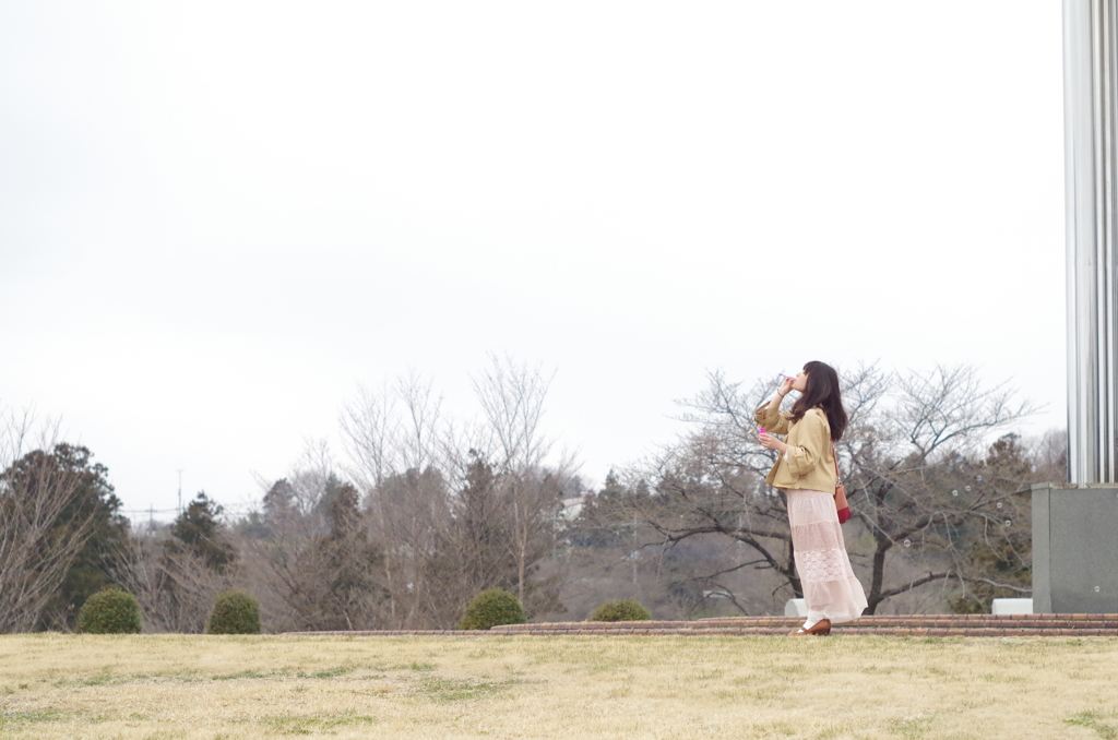 春休みの公園