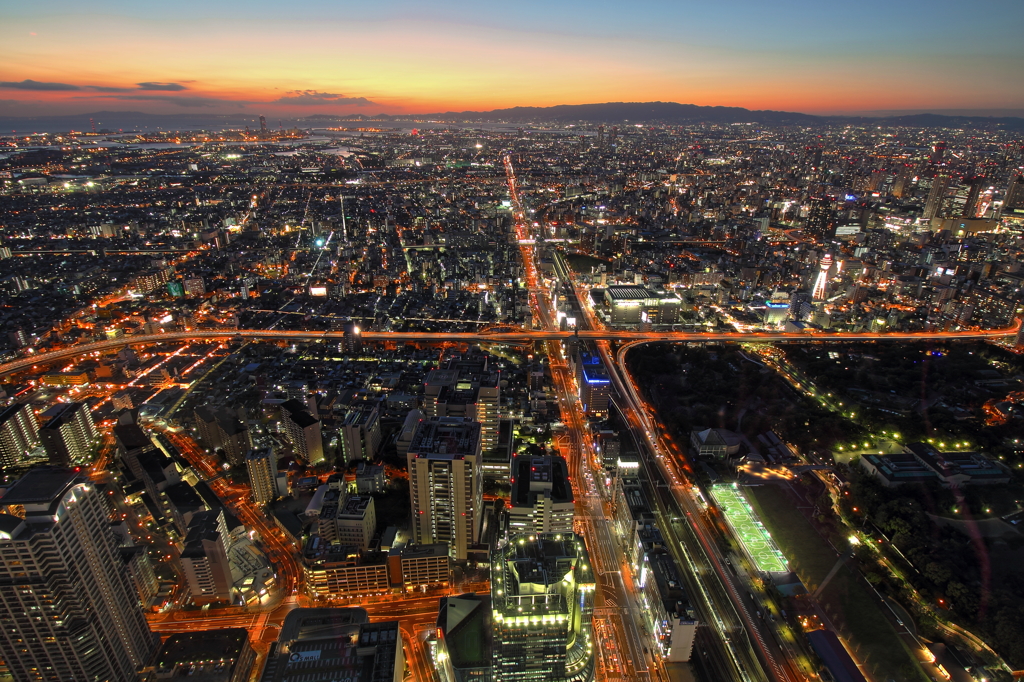 大阪 Night View @ Abeno Harukasu
