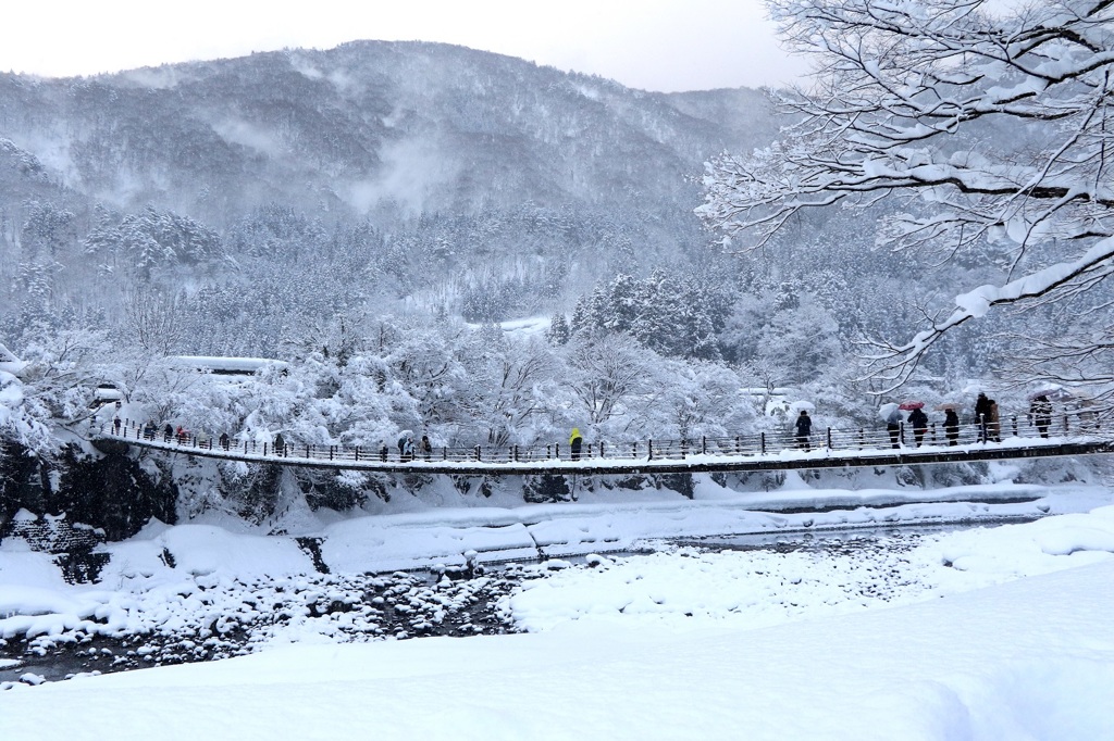 豪雪地帯を撮る