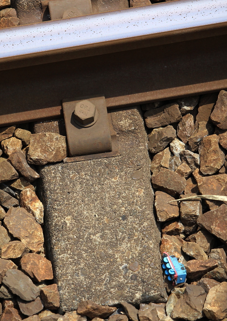 トーマスが脱線転覆...