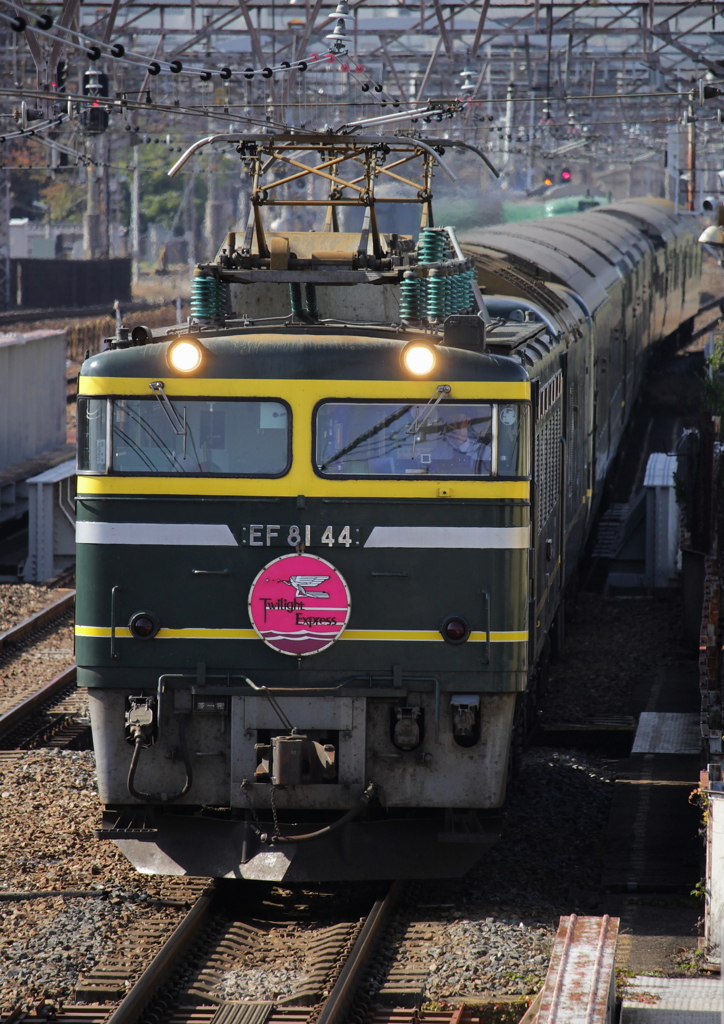 本日のトワイライトエクスプレス