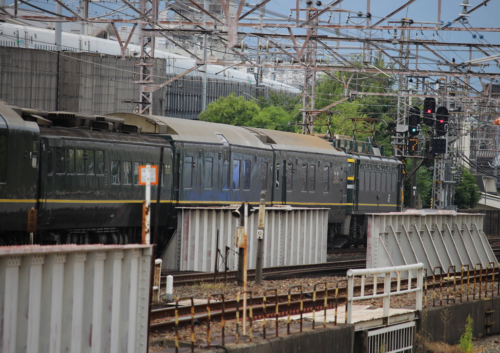 京都駅７番線進行!!