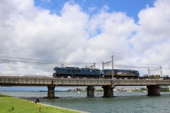 瀬田川橋梁にて