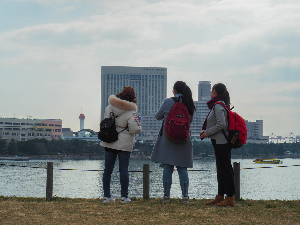 日本に来ています。