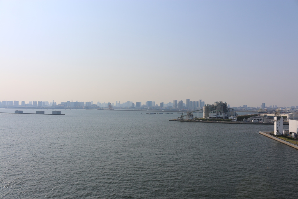 東京ゲートブリッジからの景色