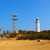 野島崎の灯台と電波塔