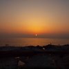 江の島の夕日