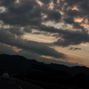 夕暮れのドライブ