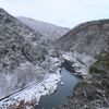 嵐山から観た保津川