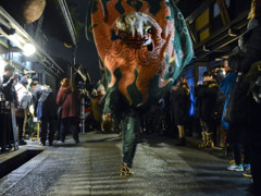 夜の高山三の町
