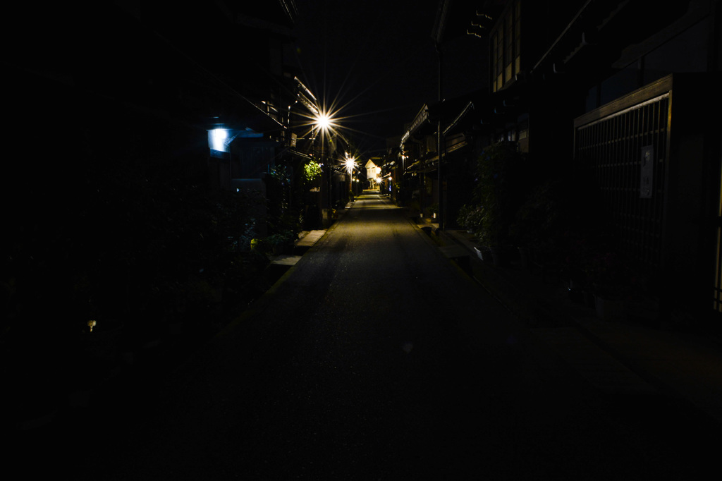 高山の夜