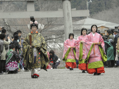 飛騨水無神社　生き雛祭り