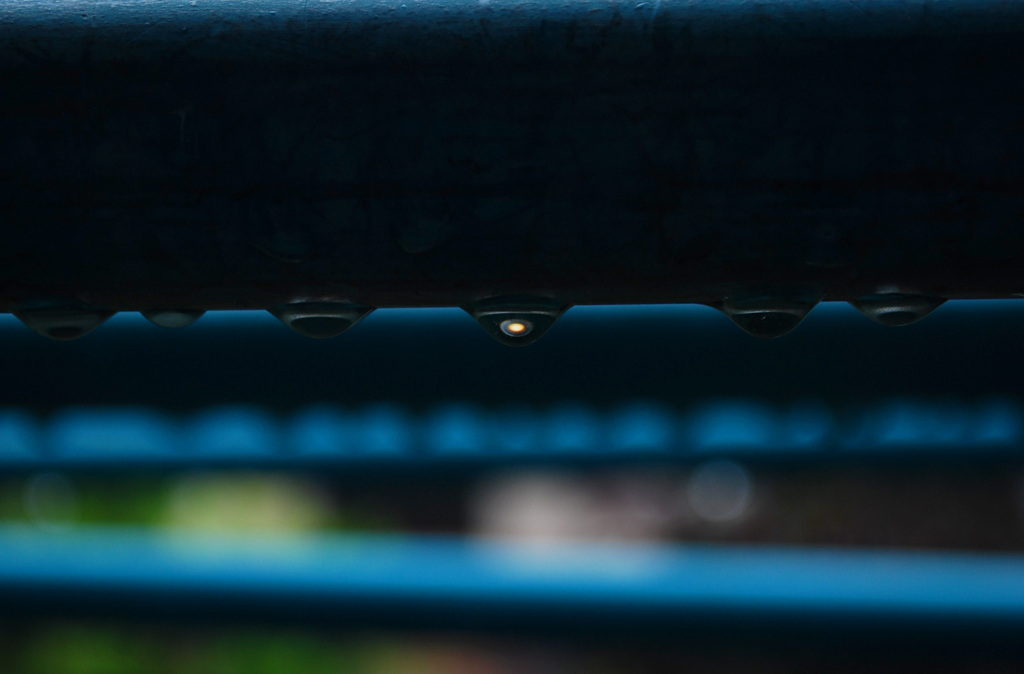 雨の日 物干し竿