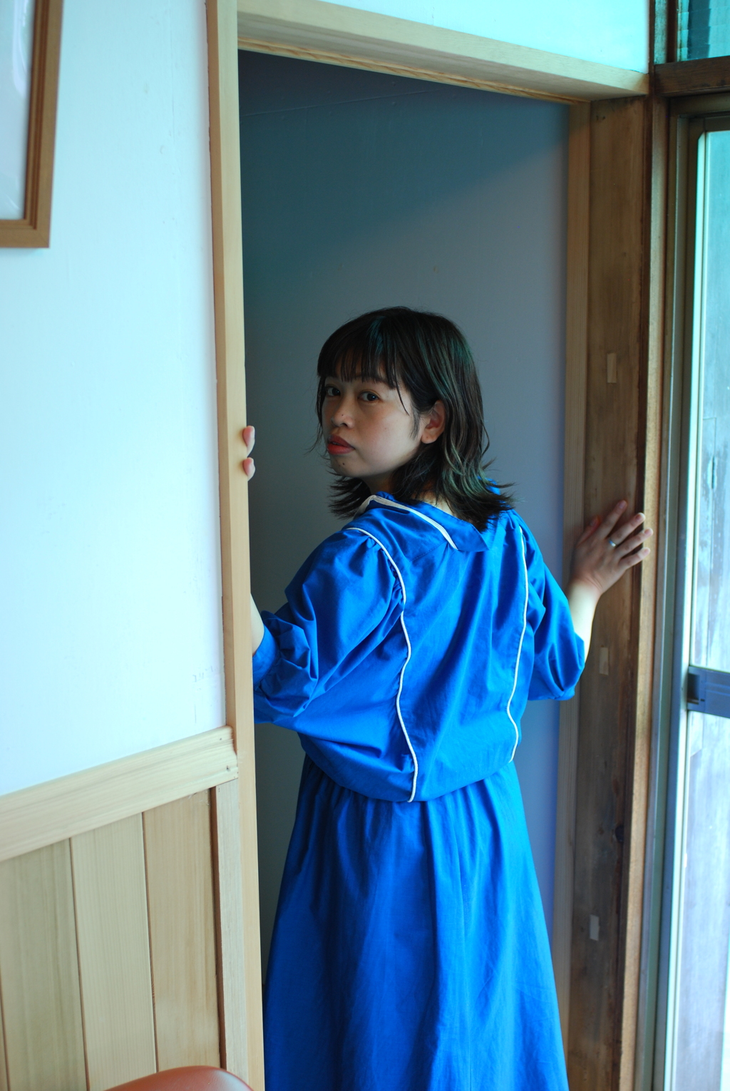 残暑の家の彼女