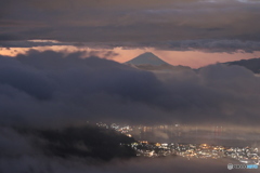 雲のあいま。