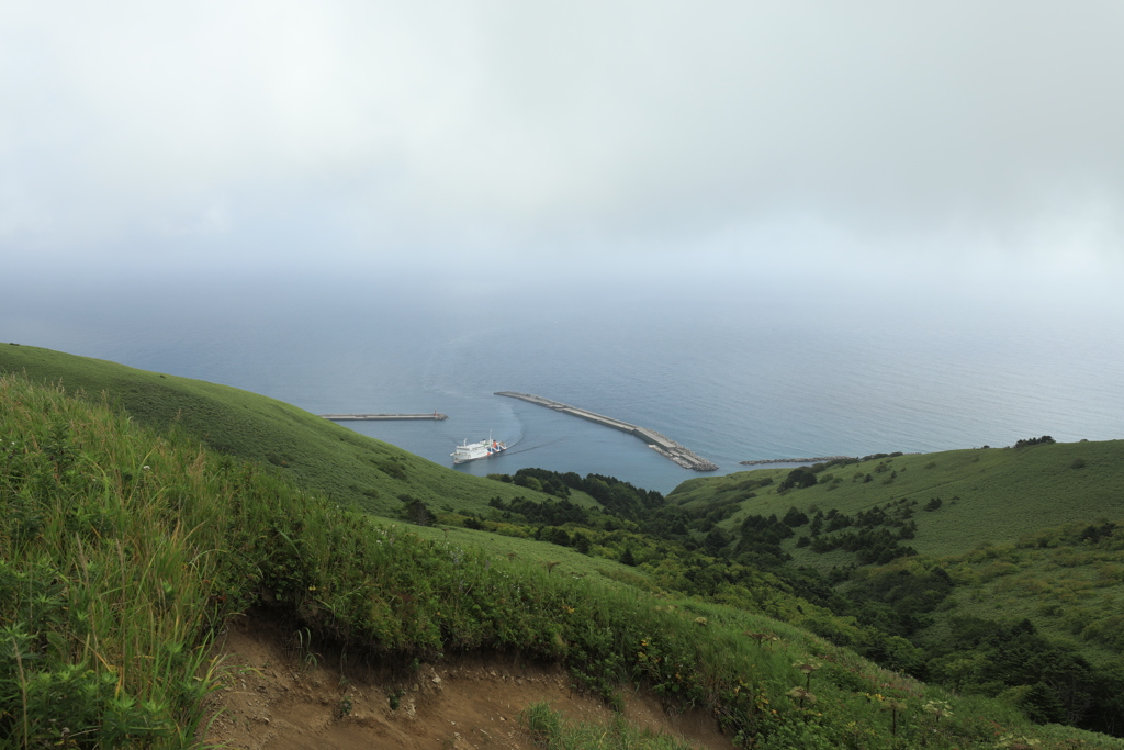 礼文島香深港