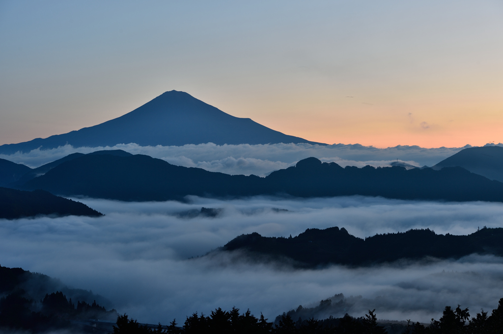 清水吉原　富士山　夜明け　Vo4