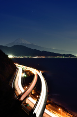 月夜の薩埵峠