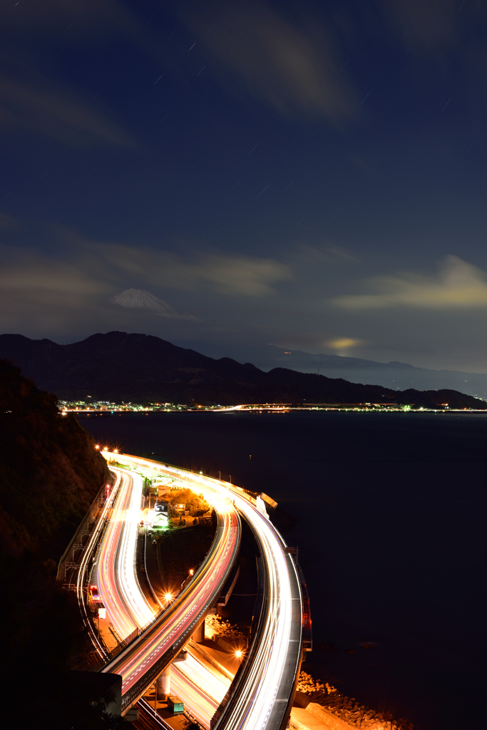 薩埵峠夜景　1