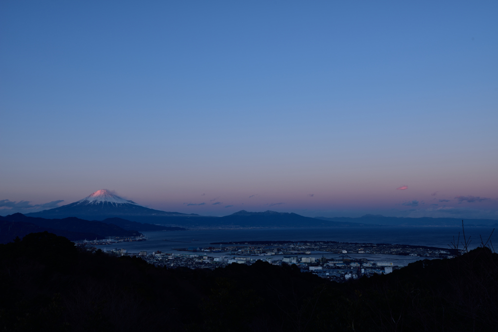 日本平夕景