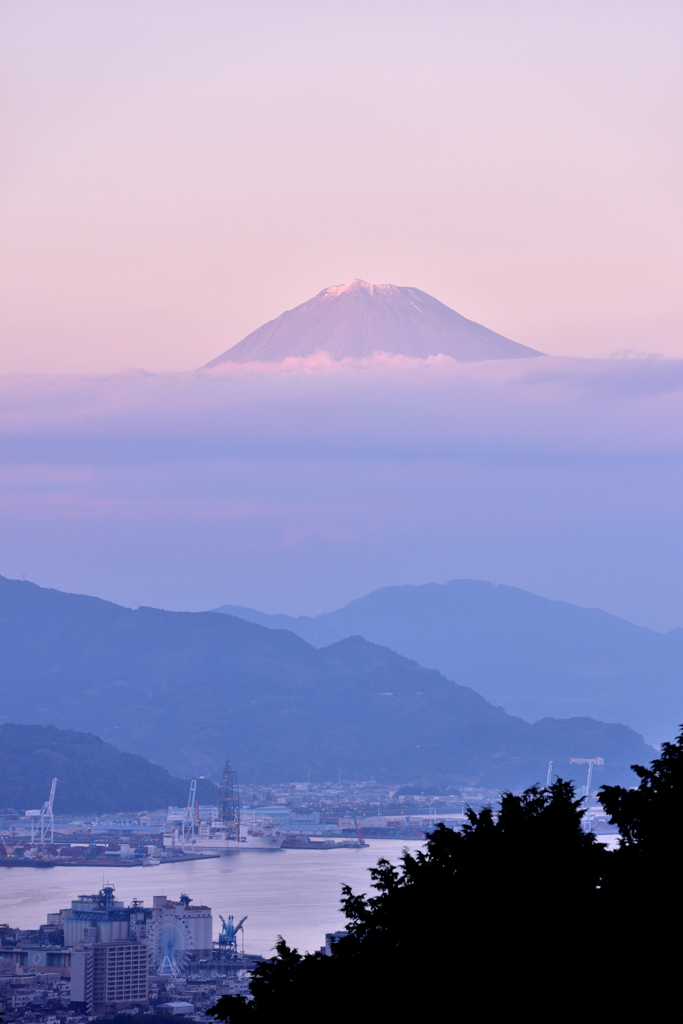 富士山夕景