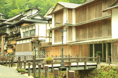 銀山温泉の街並み③