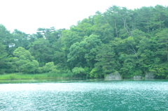 五色沼の朝②