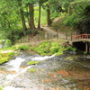 銀山温泉の滝