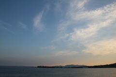 海辺の空