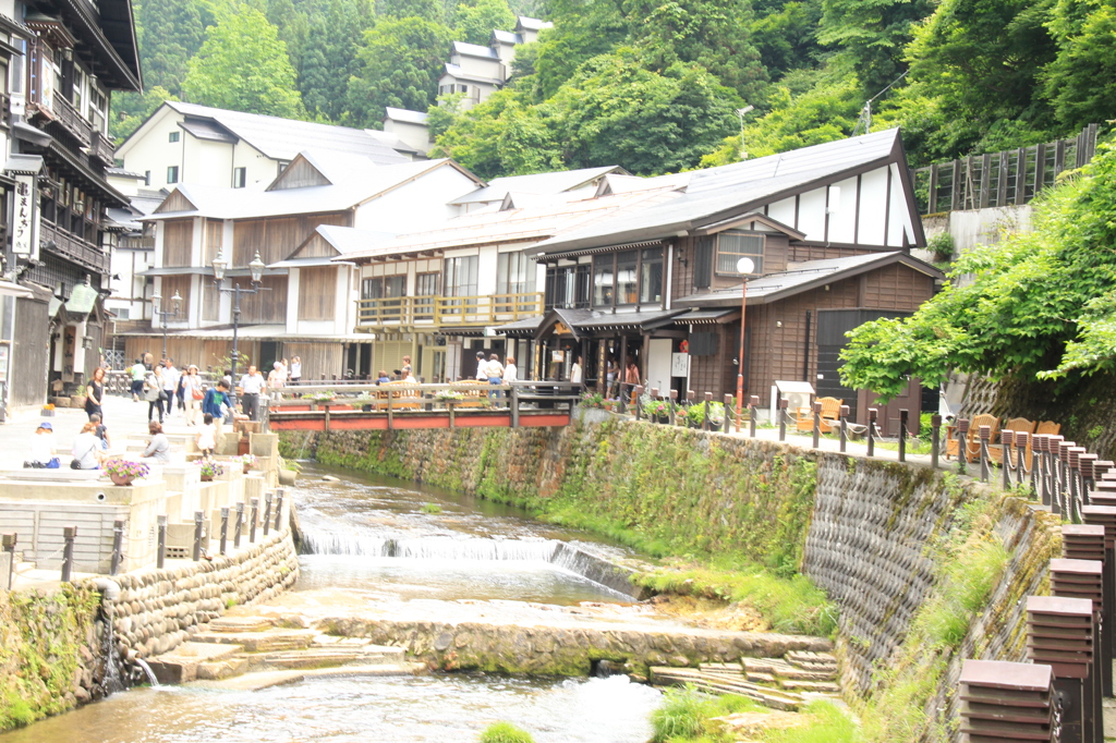 銀山温泉の街並み②