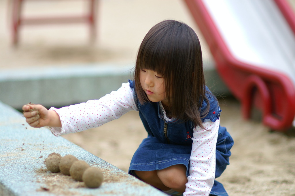 ダンゴ上手になったでしょ