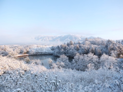 奈義の雪景色
