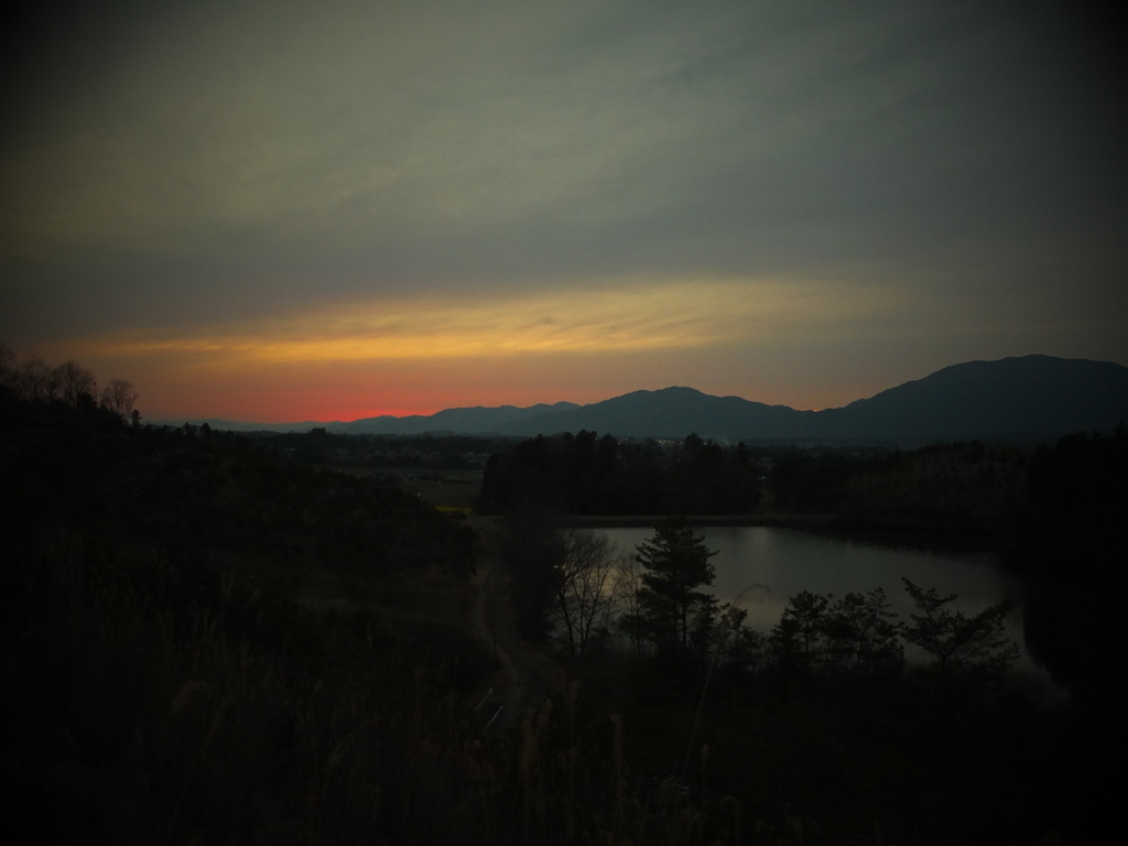 奈義の夕焼け