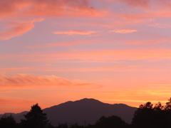 奈義の夕焼け