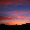 奈義の夕焼け