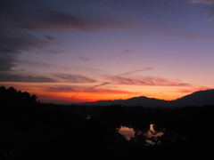 奈義の夕焼け