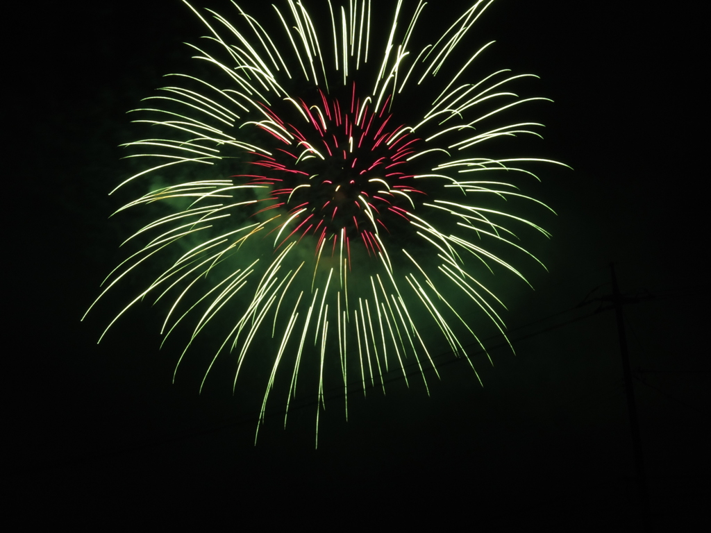勝央町の花火